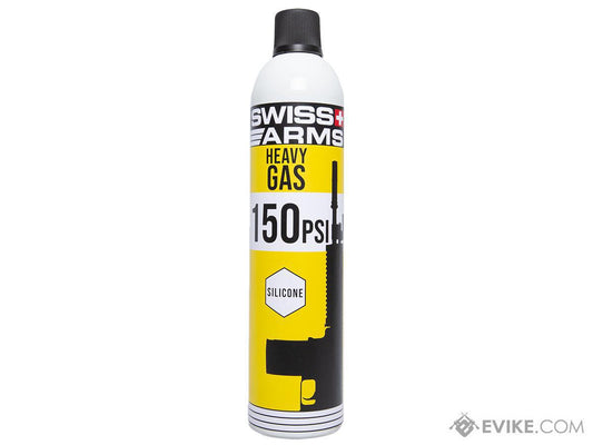 Swiss Arms Green Gas Bottle (Model: Lubricated / 600ml / 150 PSI / Single Bottle)