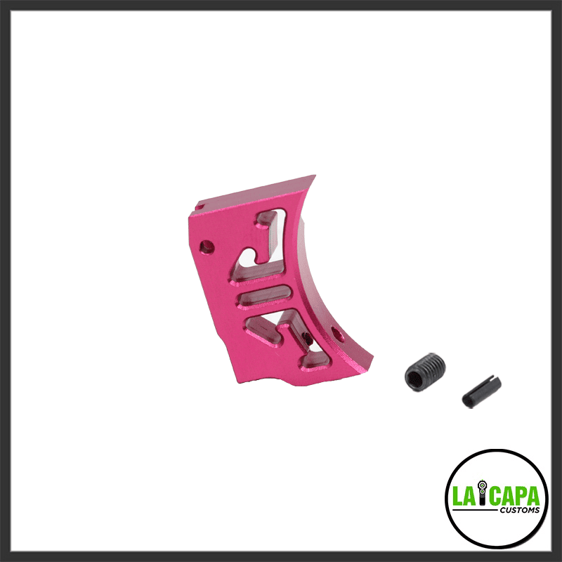 LA Capa Customs “S1” Curved Trigger for Hi Capa (Pink)