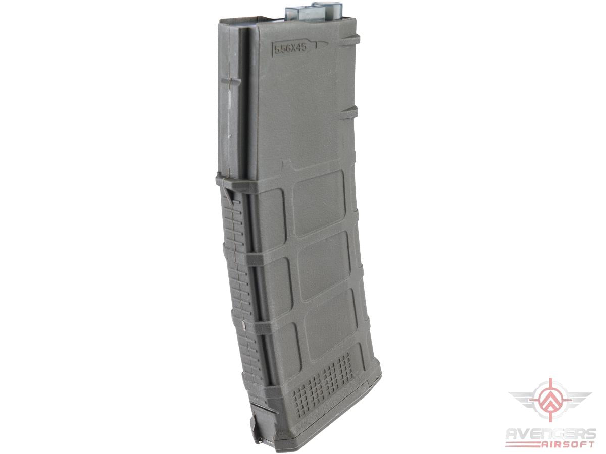 Avengers Polymer Magazine for M4/M16 Series Airsoft AEG Rifles (Color: OD Green / 150rd Mid-Cap)