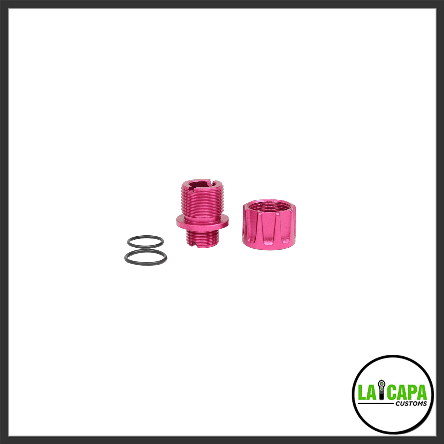 LA Capa Customs “S1” Reversible Thread Adapter for Hi Capa (Pink)