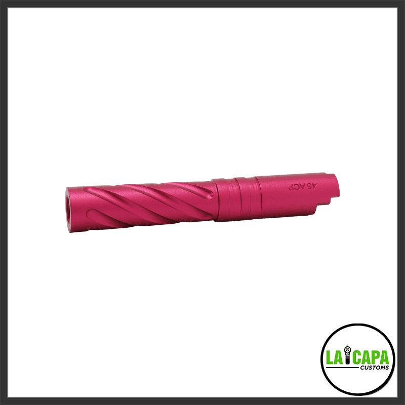 LA Capa Customs 4.3 Aluminum Tornado Outer Barrel for Hi Capa (Pink)