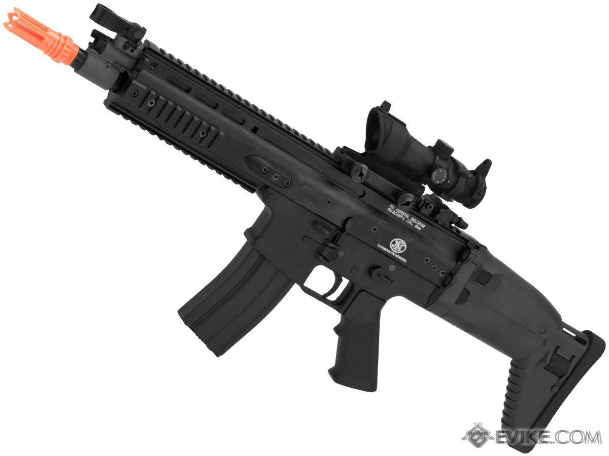 FN Herstal Licensed Full Metal SCAR-L Airsoft AEG Rifle by Cybergun (Color: Black)