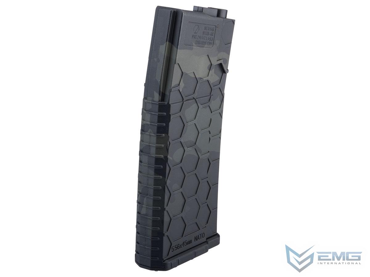 EMG Hexmag Licensed 230rd Polymer Mid-Cap Magazine for M4 / M16 Series Airsoft AEG Rifles (Color: Multicam / Single Magazine)